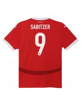 Österreich Marcel Sabitzer #9 Heimtrikot für Frauen EM 2024 Kurzarm